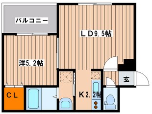 プレジャー桑園の物件間取画像